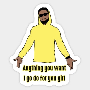 Usman 90 Day Fiance Soja Boy Sticker